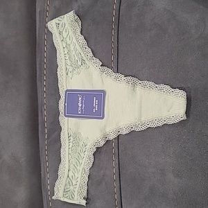 Sage Green Thong S/M NWT